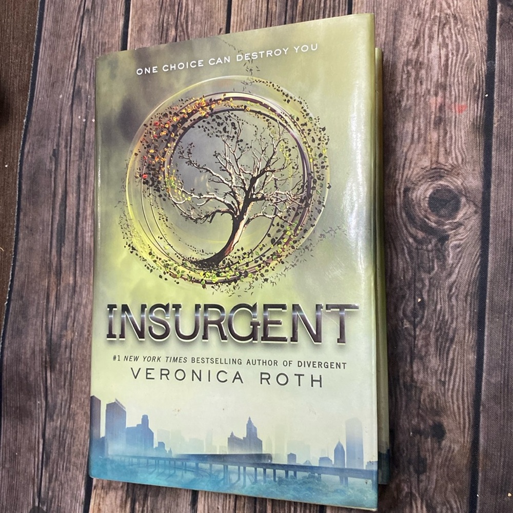 Hardback Book 2 “Insurgent” by Veronica Roth. Author of Divergent.